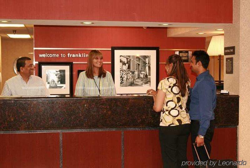 Hampton Inn Franklin Interior foto